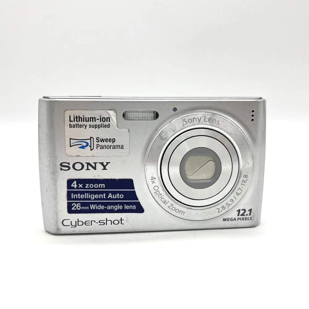 Sony Cyber-shot DSC-W510 12.1MP Silver Digital Camera 4x Optical Zoom 26mm Lens